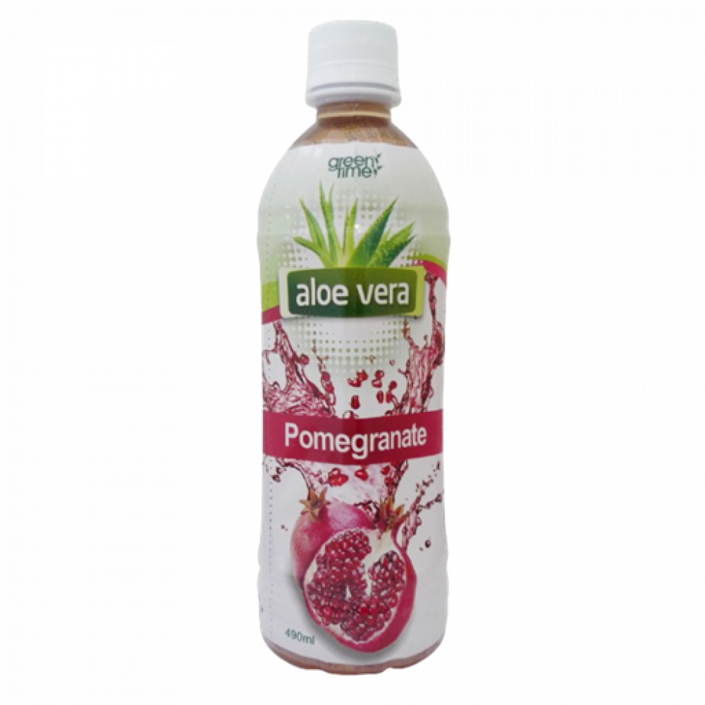 Green Time aloe Vera Pomegranate Drink 490ml