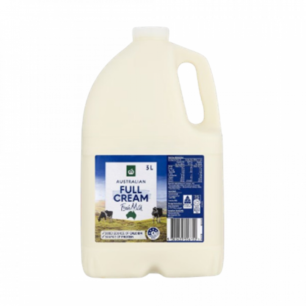 Australian Full Cream Milk 3L