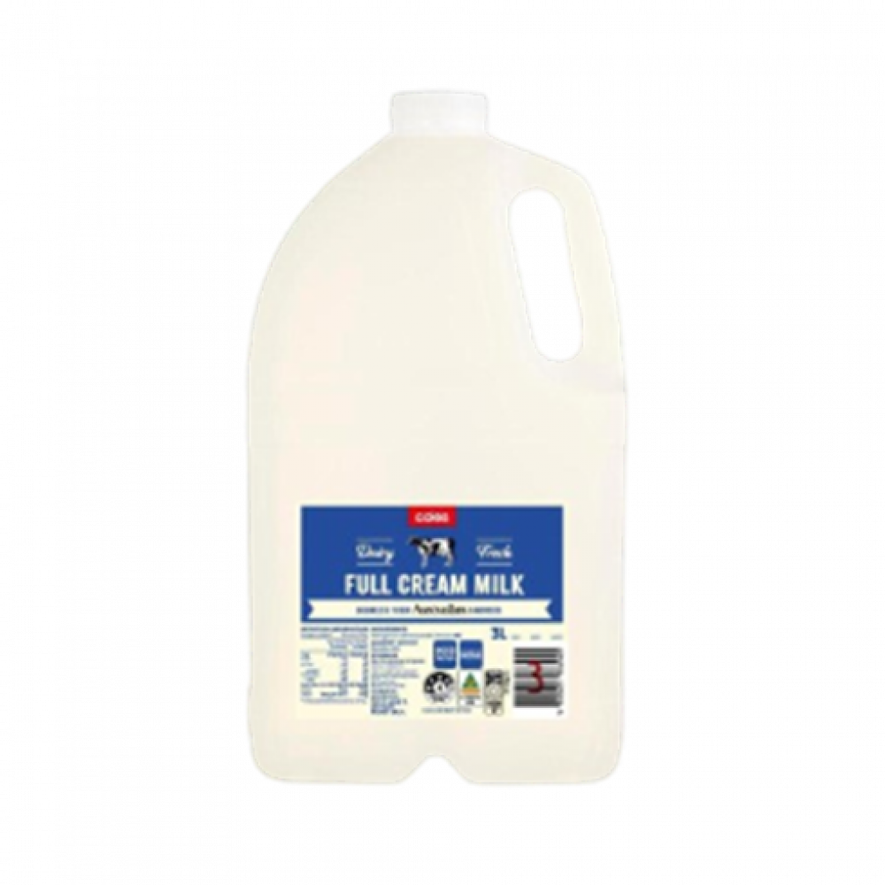 Dairy Fresh Milk Full Cream 3L