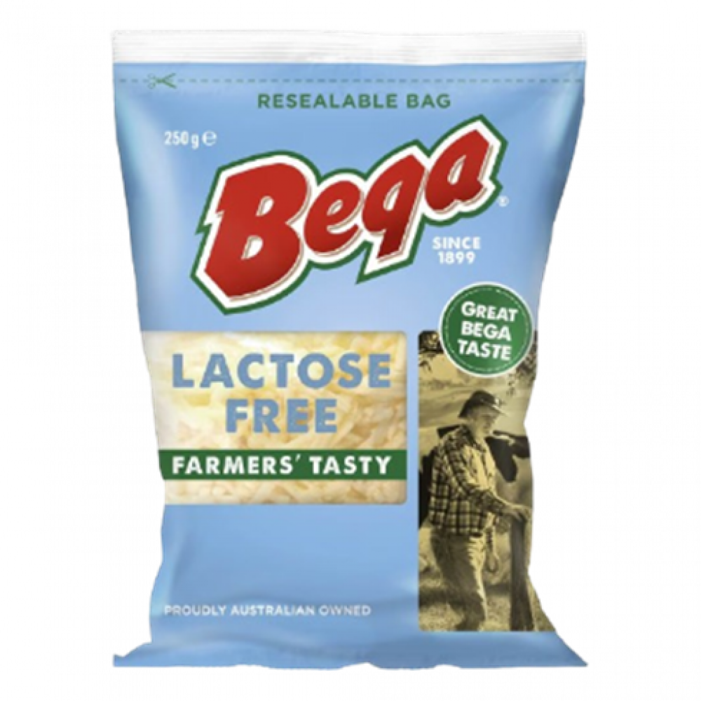 Bega Lactose Free Cheese Grated Tasty 250g