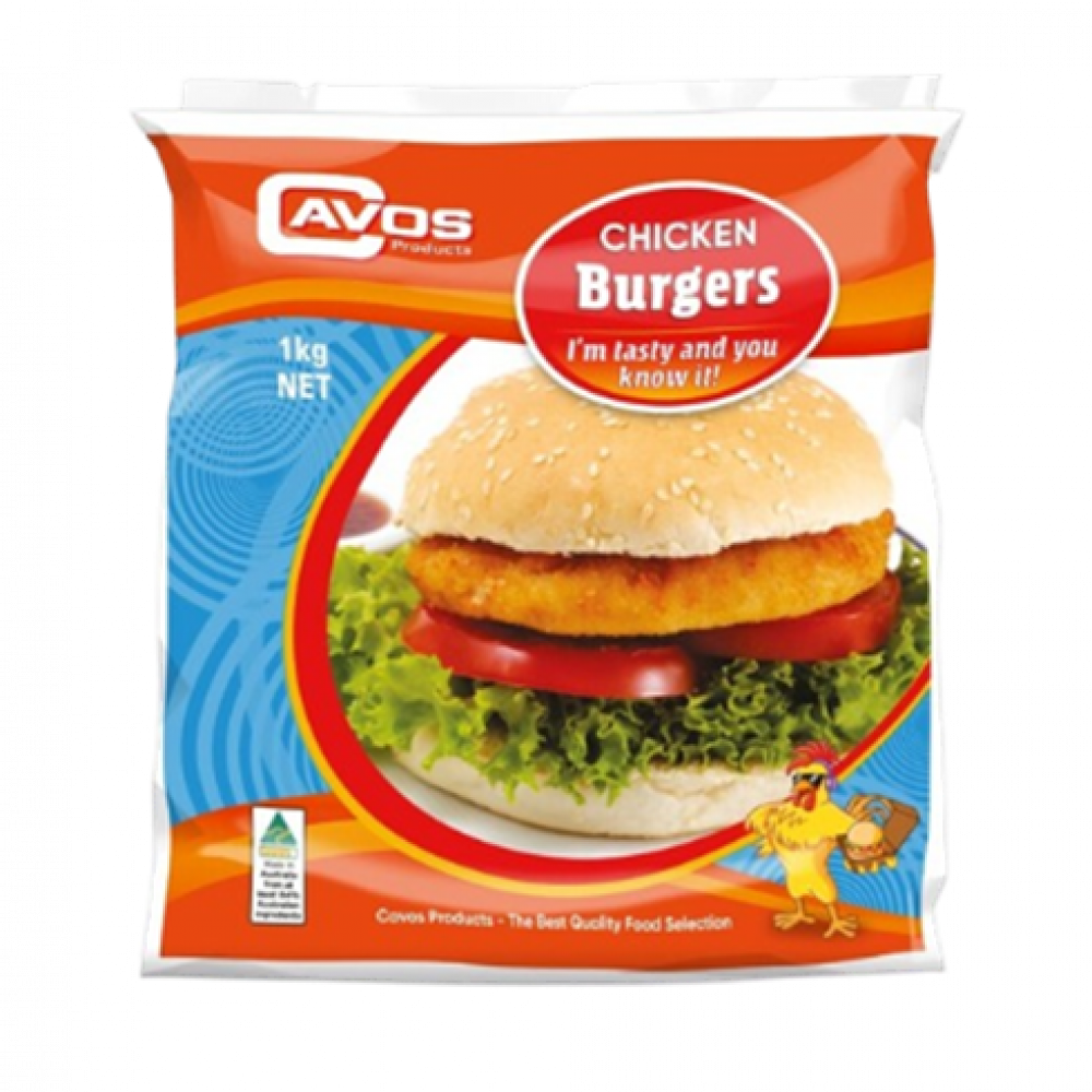 Cavos Chicken Burgers 1kg