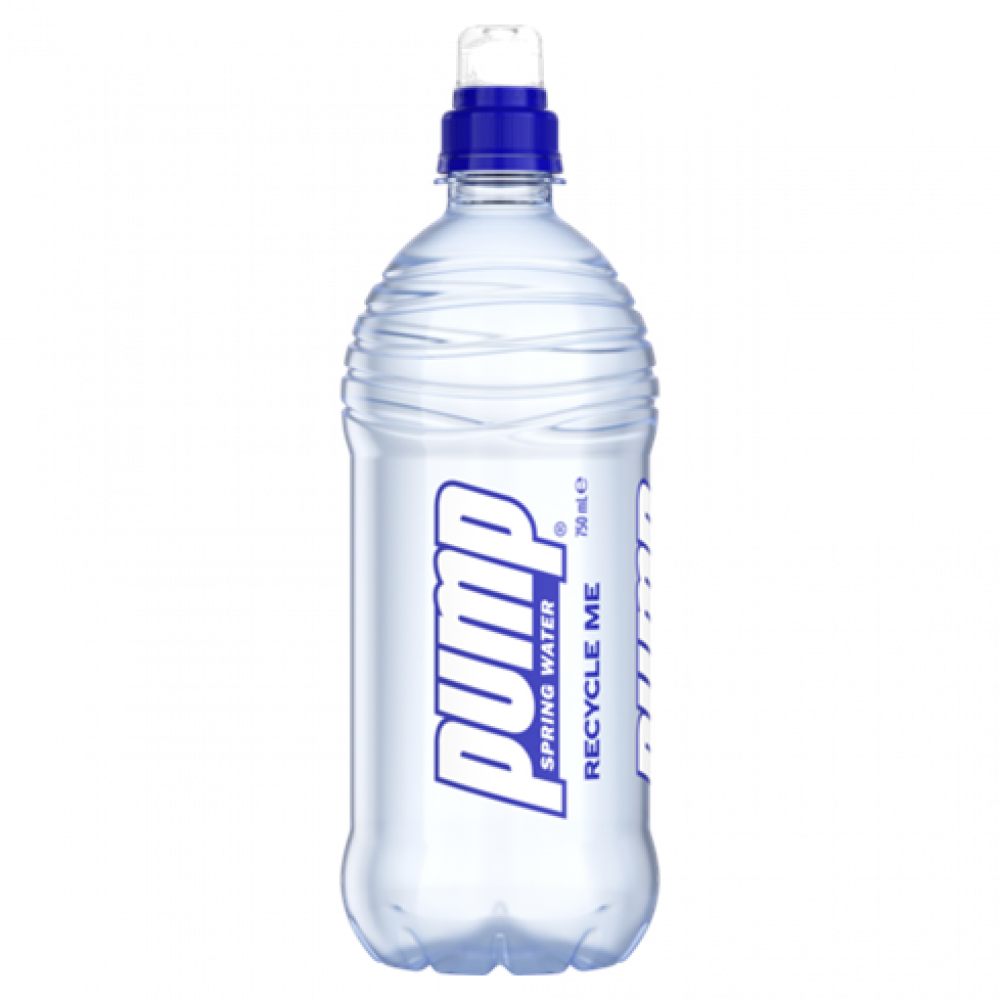 Pump Spring Water Bottle 750mL