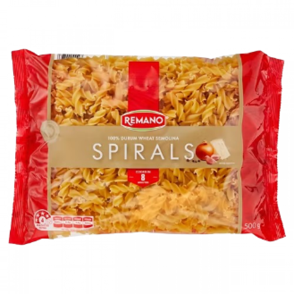 Remano Spirals Pasta 500g