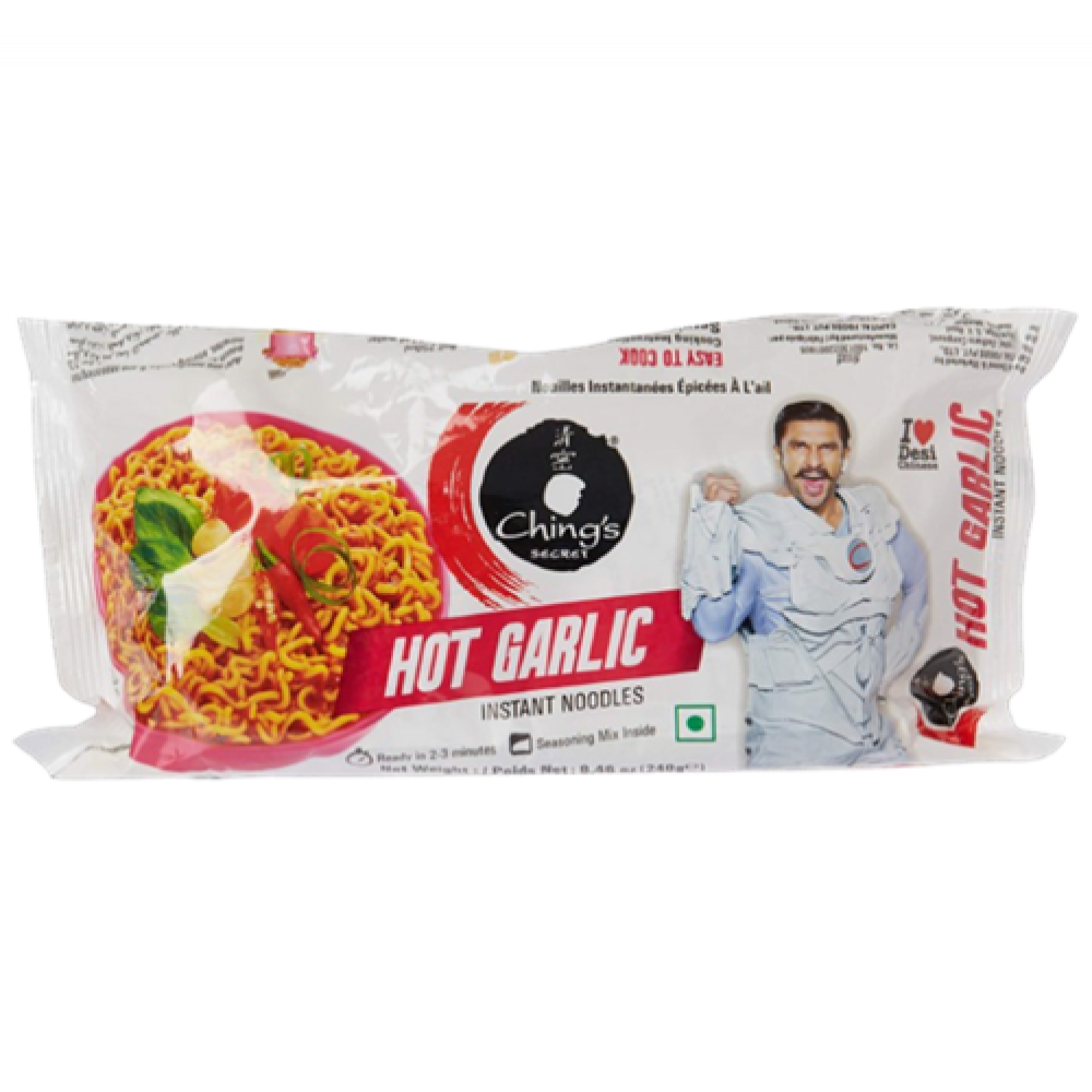 Ching's Hot Garlic Instant Noodles 240g