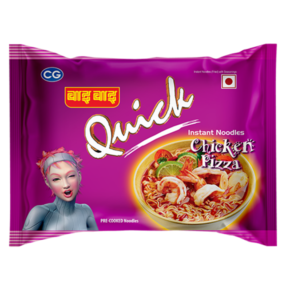 WAI WAI Chicken Pizza Quick 75g 5Pk
