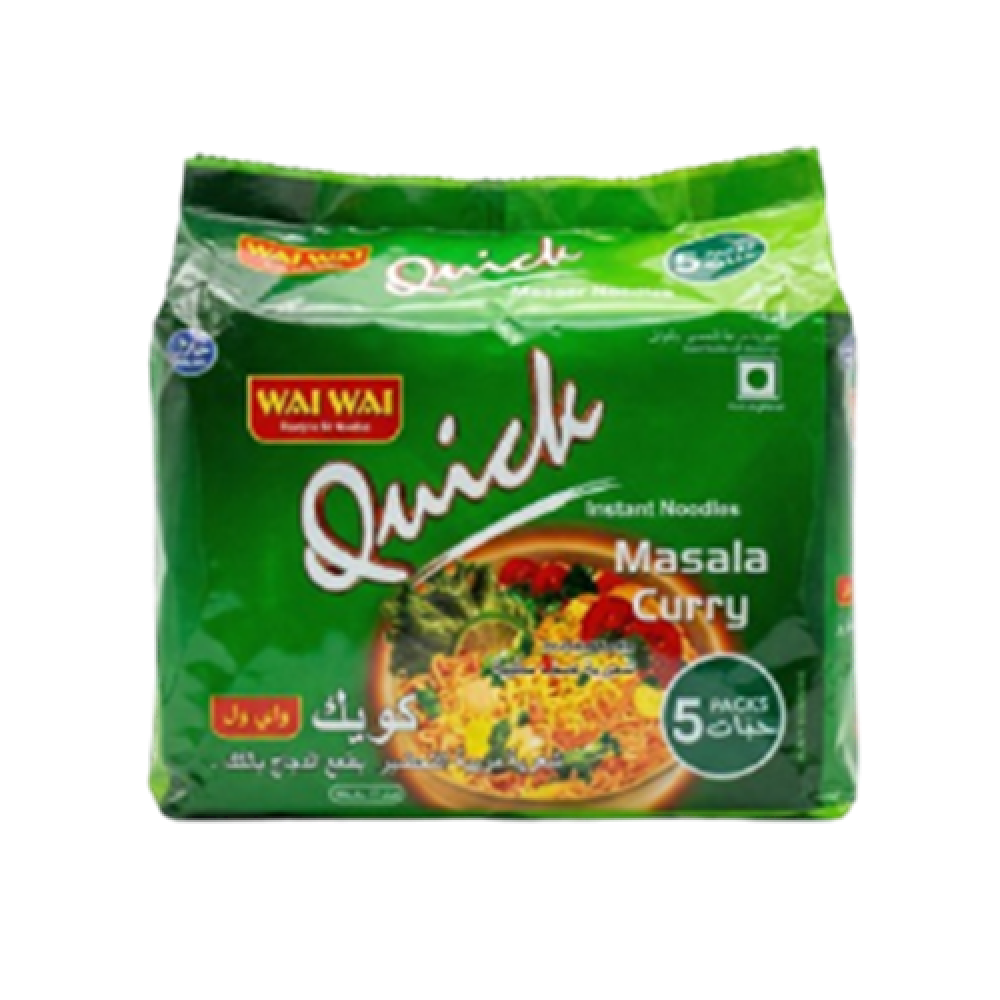 Wai Wai Masala Curry 75gm 5Pk